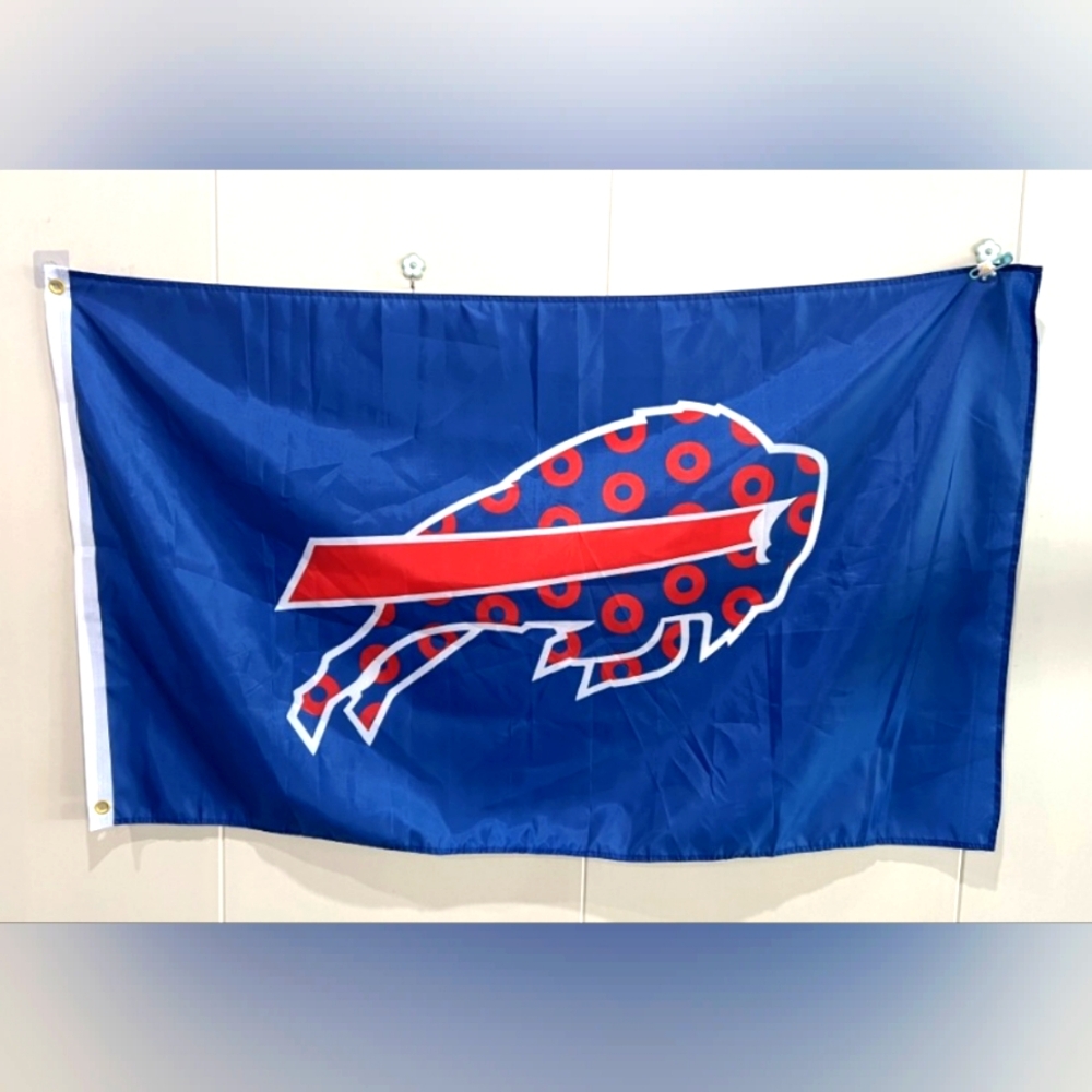 Buffalo Bills Phish Flag Banner 3 x 5 Donuts Style New Limited